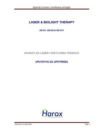 harox uputstvo laser..