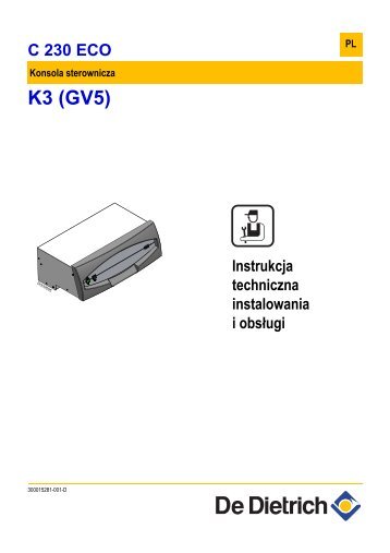 Instrukcja techniczna K-3 dla C-230 - De Dietrich