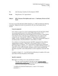 5JSC/RDA/Full draft/CCC response February 3, 2009 1 To: Joint ...