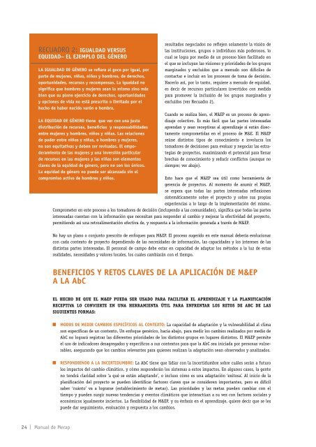 MANUAL DE MERAP - CARE Climate Change