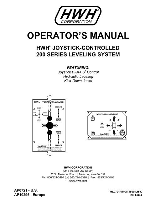 ML0721 - HWH Corporation