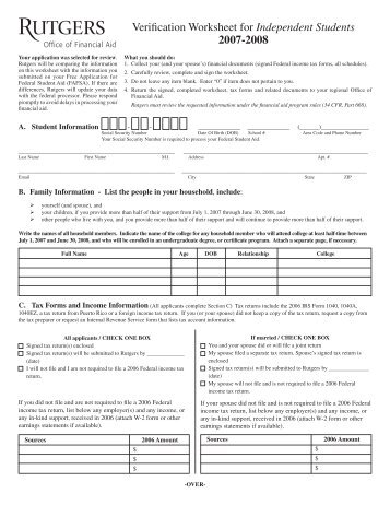 Worksheets Verification Worksheet Fafsa collection of fafsa verification worksheet sharebrowse independent rringband