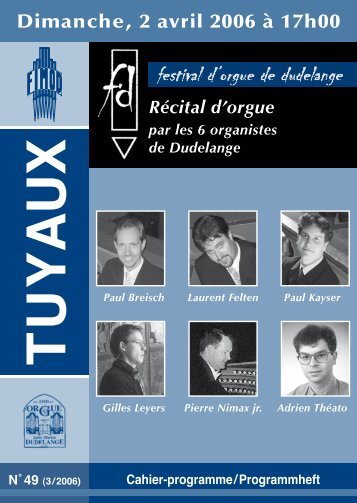 T u y a u x - Orgue-dudelange