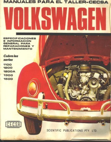 Manuales para el taller CECSA Volkswagen