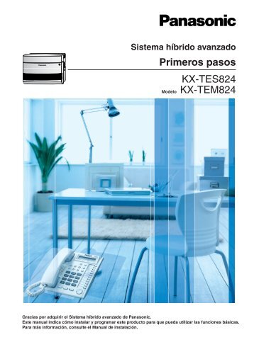 KX-TES824 Primeros pasos