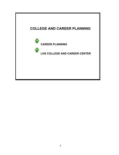2013 lhs course selection guide - Longview Independent School ...