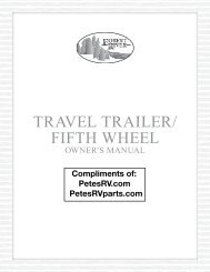 Forest River Owners Manual - TTFW (PDF) - Pete's RV Center