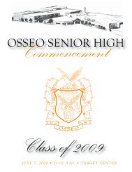 Commencement - Osseo Area Schools
