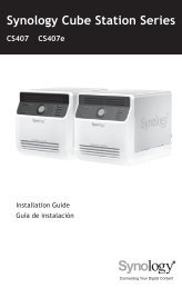 Synology Cube Station Series CS407 CS407e - Sans Digital