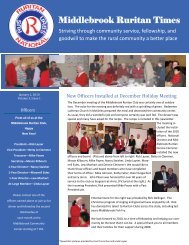 Ruritan Times January 2010 - Middlebrook Virginia Community ...