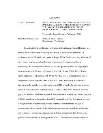 Psychology dissertation abstracts
