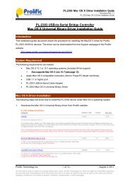 PL-2303 Mac OS X Driver Installation Guide.pdf - Prolific USA
