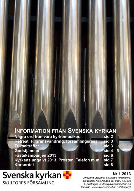 Infoblad 1 2013 A4 2 - Skultorps fÃ¶rsamling