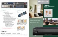 CAA66 Multiroom Audio Controller Amplifier - Ncms