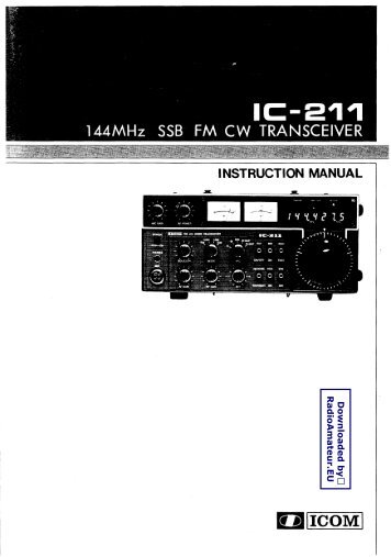 User Manual Icom Ic 25a Schematic
