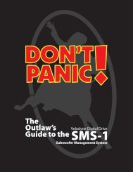 The Outlaw's Guide to the SMS-1 - Outlaw Audio