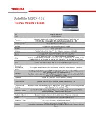 Satellite M30X-162 - Toshiba