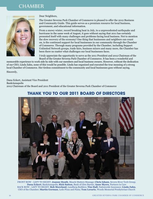 greater severna park chamber of commerce committees - BlueToad