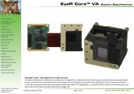 EyeR Coreâ¢ VA System Specifications - Premier Electronics