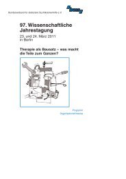 97. Wissenschaftliche Jahrestagung - Bundesverband fÃ¼r stationÃ¤re ...