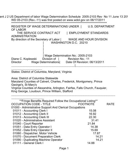 WD 05-2103 (Rev.-11) - Washington, District of Columbia