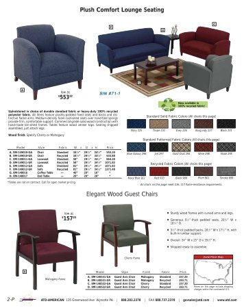 Lounge and Reception Furniture - ATD American
