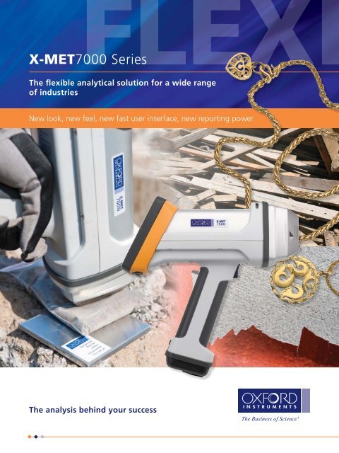 X-MET7000 Flexible brochure - Oxford Instruments