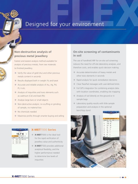 X-MET7000 Flexible brochure - Oxford Instruments