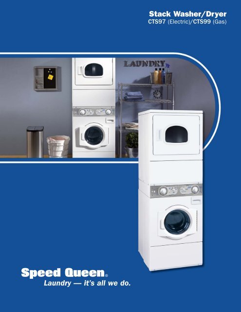 Stack Washer/Dryer Laundry â it's all we do. - Speed Queen
