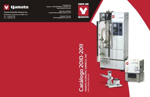 Catalogo Equipos para Laboratorio Yamato - AMCO Instruments, SRL