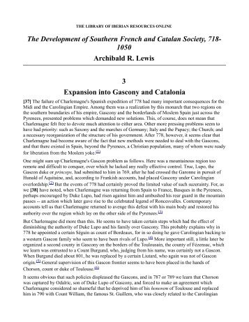 1050 Archibald R. Lewis 3 Expansion into Gascony and Catalonia
