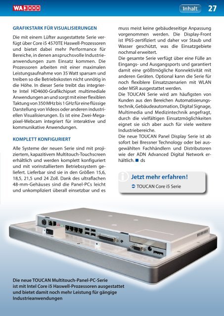 WA3000 Industrial Automation Juni 2015 