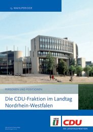 Die CDU-Fraktion im Landtag Nordrhein-Westfalen