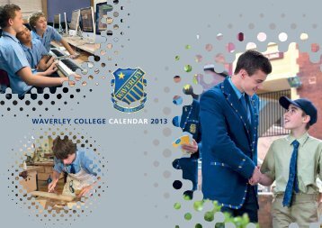 Monthly Calendar PDF - Waverley College