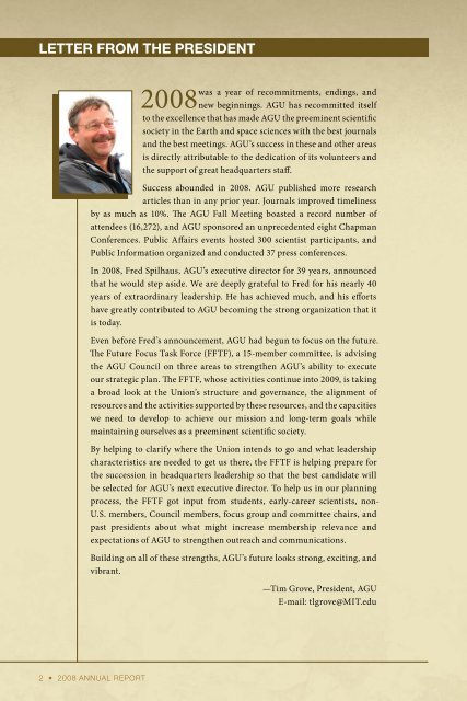 2008 Annual Report - AGU