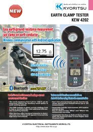 Easy earth/ground resistance measurement just clamp-on earth ...