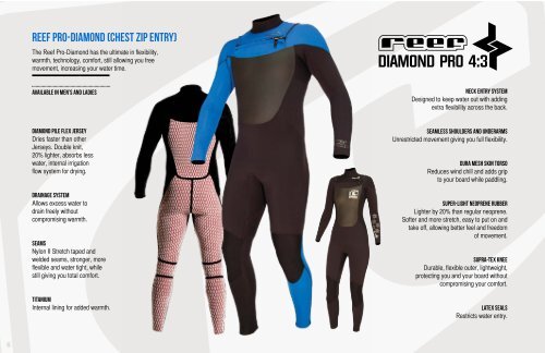 Reef Catalogue SURFING & BODYBOARDING WETSUITS