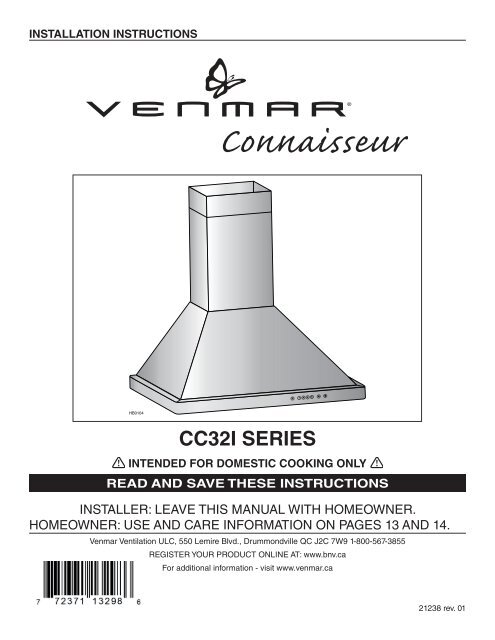 venmar connaisseur range hood light bulb