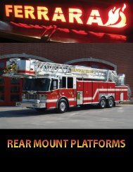 Rear Mount Platform - Ferrara Fire Apparatus