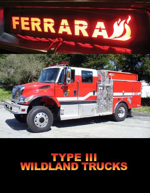 Type III Pumper - Ferrara Fire Apparatus