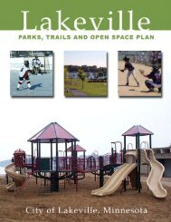 2006 Parks, Trails and Open Space Plan - City of Lakeville