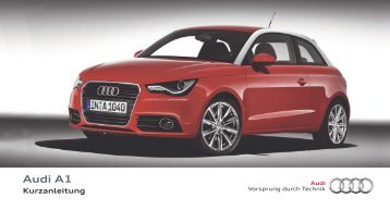 Kurzanleitung A1 - PDF - Audi
