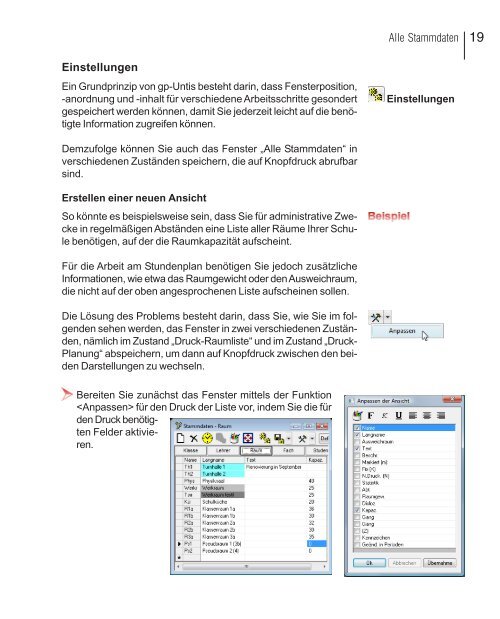 Das Benutzerhandbuch für Untis