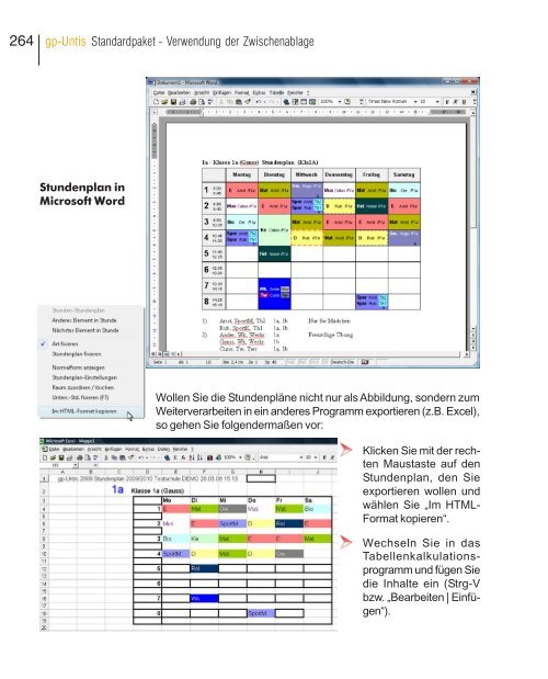 Das Benutzerhandbuch für Untis