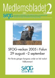 Medlemsblad 2 2006 - SFOG