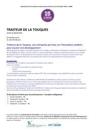 TRAITEUR DE LA TOUQUES - Orne DÃ©veloppement