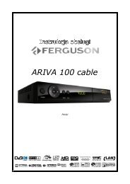 Ferguson Ariva 100 cable - TEL-KAB Telewizja Kablowa Pruszków