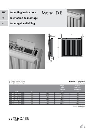 Montagehandleiding - Purmo Radson