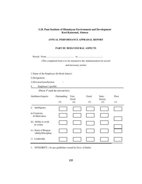 rules and regulations of gbpihed - Govind Ballabh Pant Institute of ...