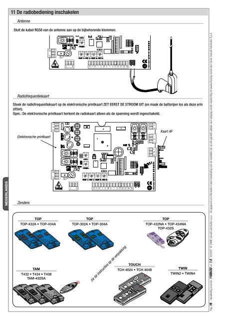 Technische handleiding... - Came